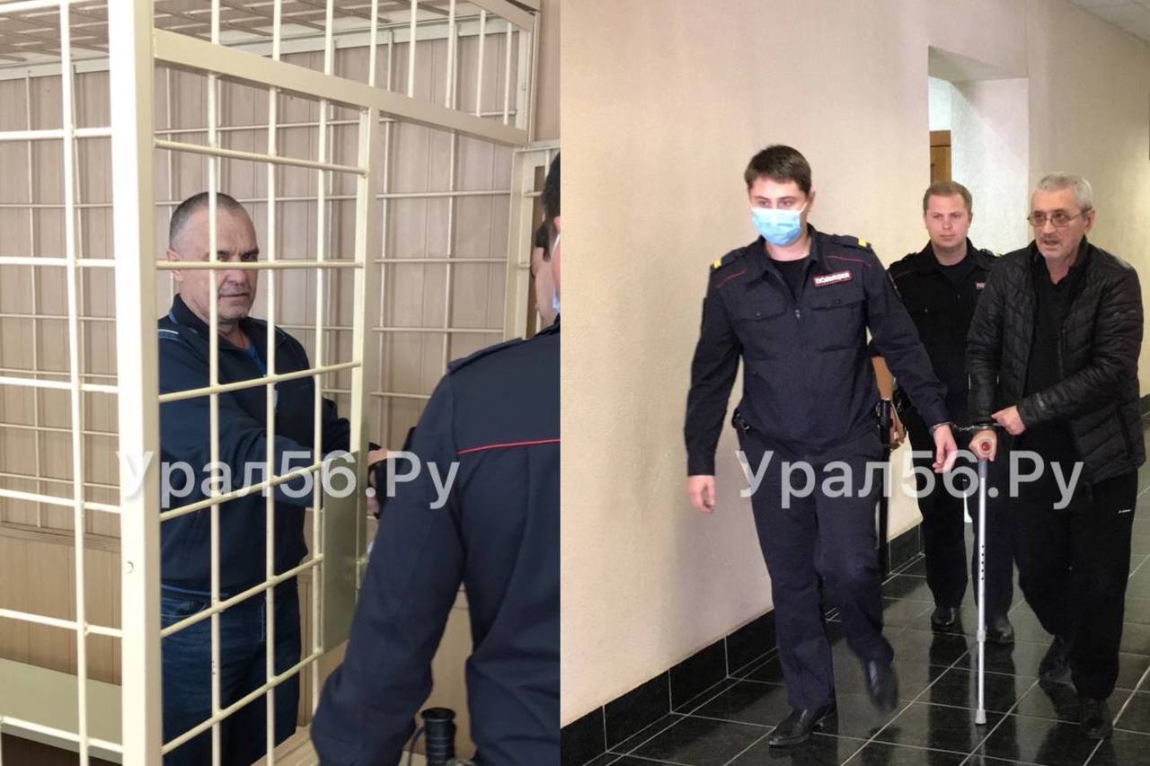 Обвиняемые по уголовному делу о нападении на инкассаторов в Орске