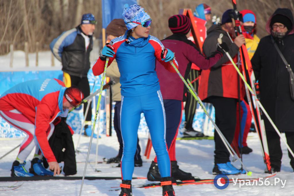 Участница соревнований «Лыжня России – 2024»