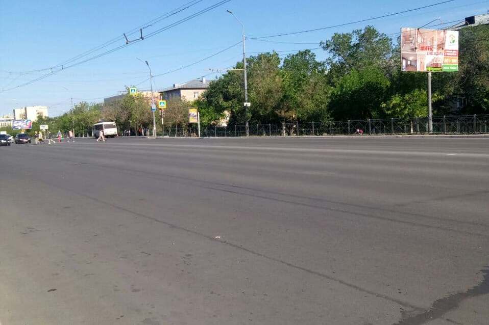 Дорожная разметка в Оренбурге появится только после 20 июня