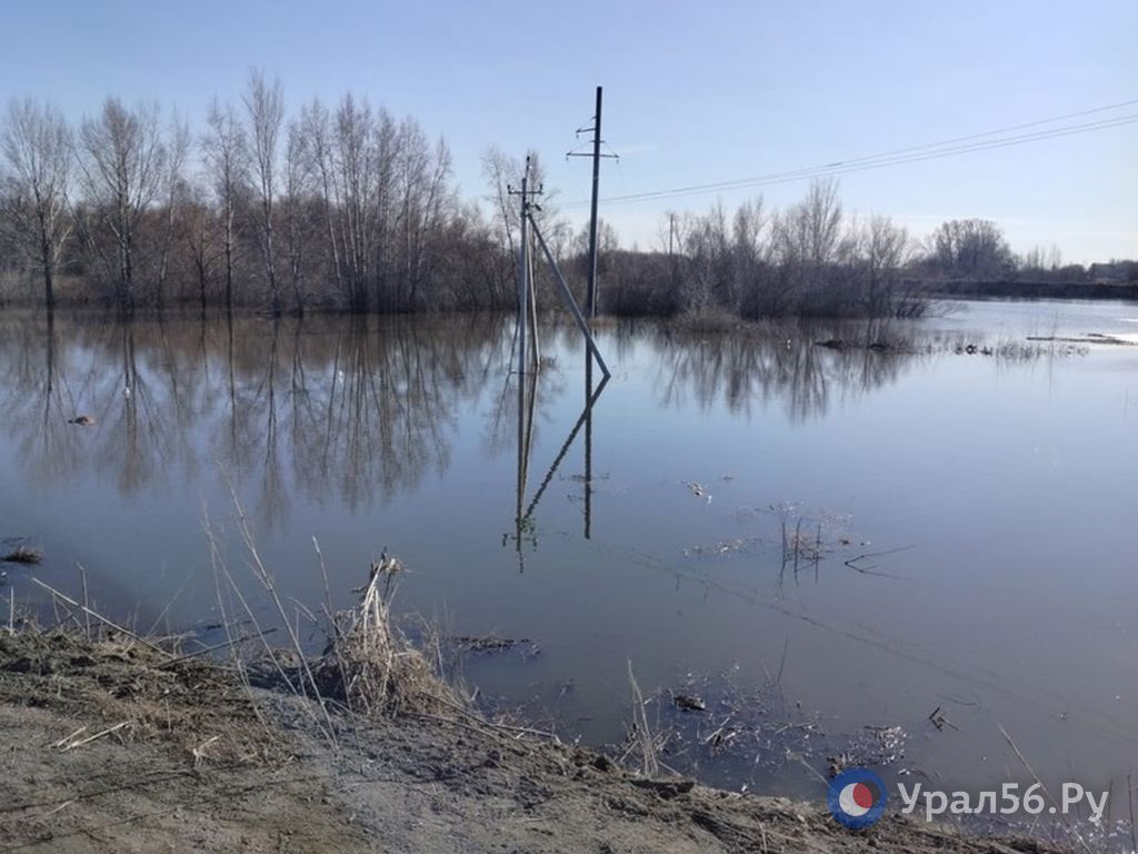 Паводок в Оренбургской области, март 2025 года
