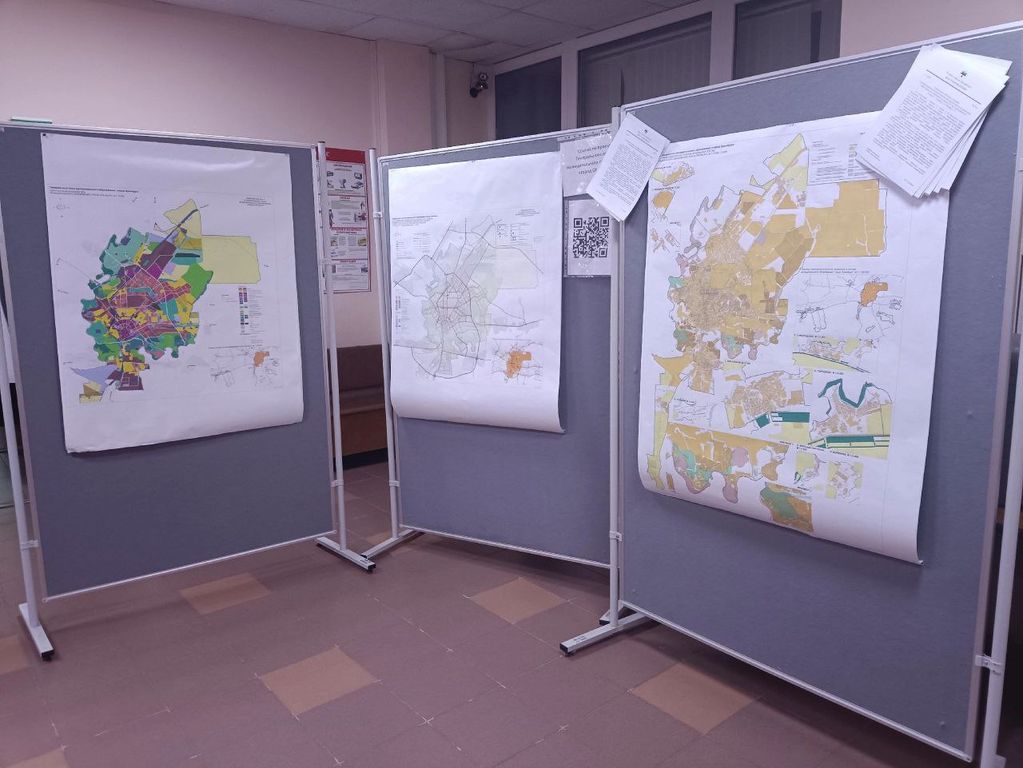 Экспозиция - генплан Оренбурга. Фото: пресс-служба города