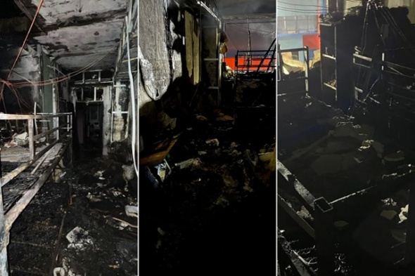 29 человек и 12 расчетов тушили пожар в хостеле на окраине Оренбурга