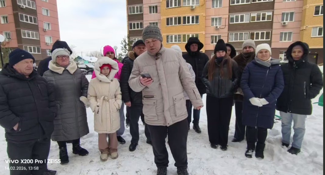 Стоп-кард из видеозаписи, записанной жителями Оренбурга