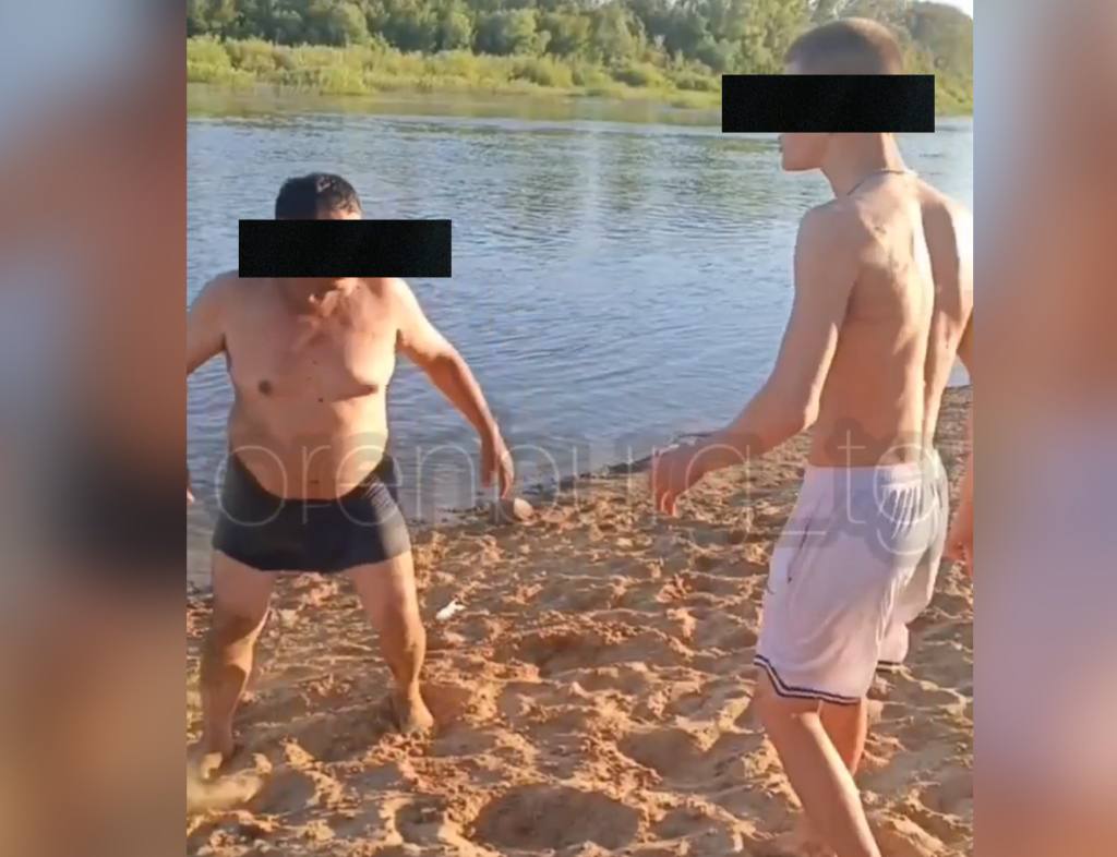 Скриншот видеозаписи. Источник: тг-канал Оренбург