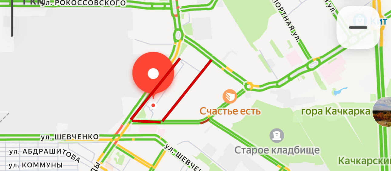 Участок, на котором в некоторых домах нет воды