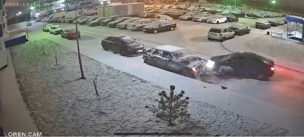 Стоп кадр с видеозаписи камеры наблюдения