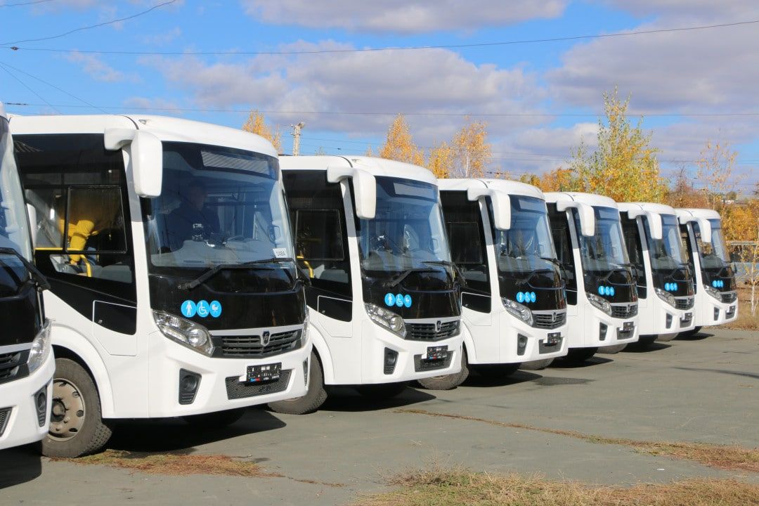 Новые муниципальные автобусы (источник фото: администрация Орска)