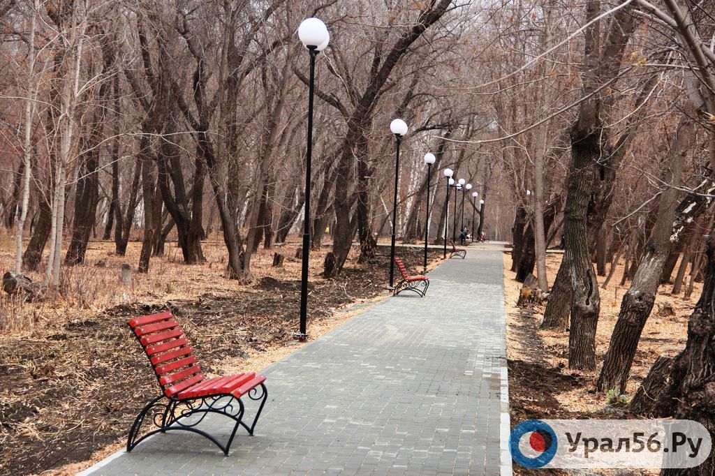 Парк Строителей в Орске, 2019 год