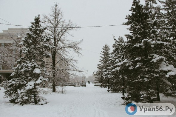 В Оренбурге и Орске ожидается снегопад 
