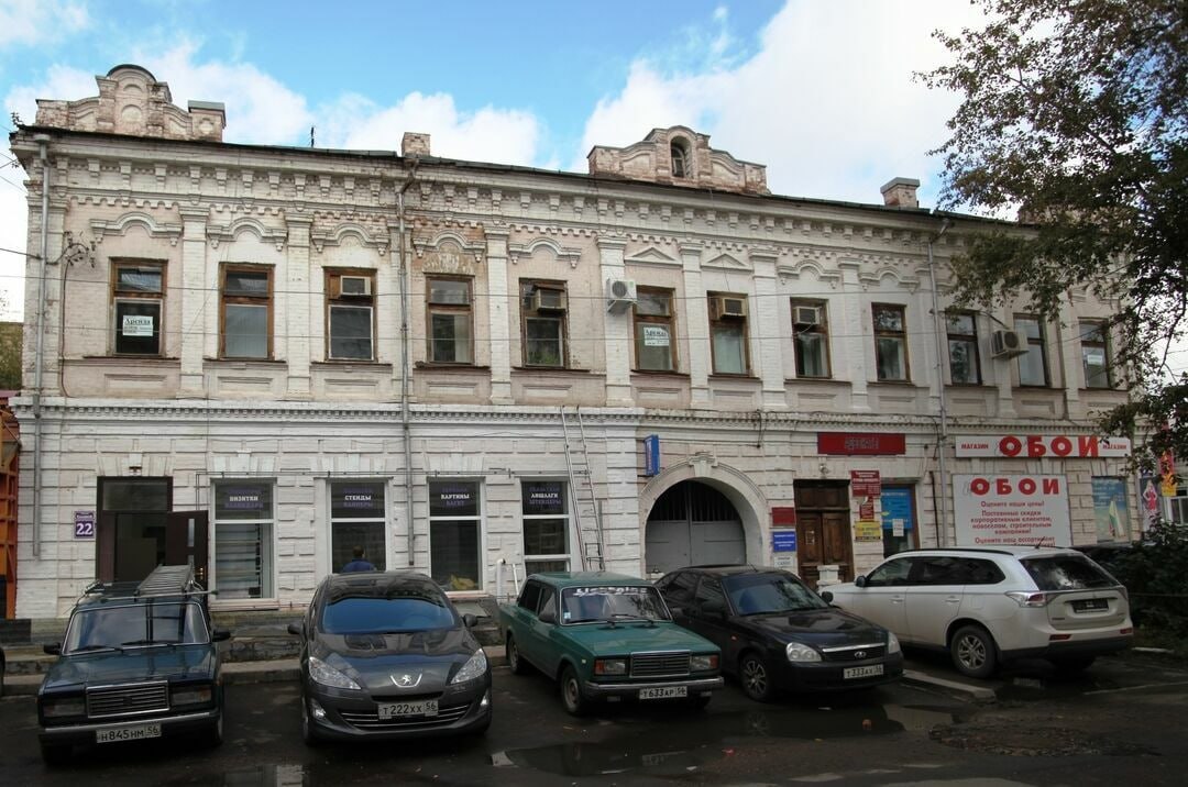 «Дом купца Ф.И. Панкратова. Кирпичный стиль». Фото: orenhistory.ru/Частный проект профессора, доктора исторических наук Елены Бурлуцкой.