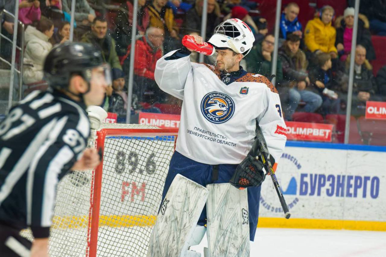 Во время матча. Источник: Пресс-служба ХК «Южный Урал»