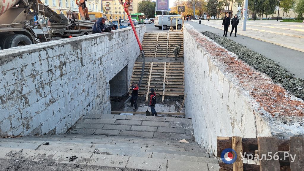 Ремонт подземного перехода на улице Маршала Жукова. Фото из архива