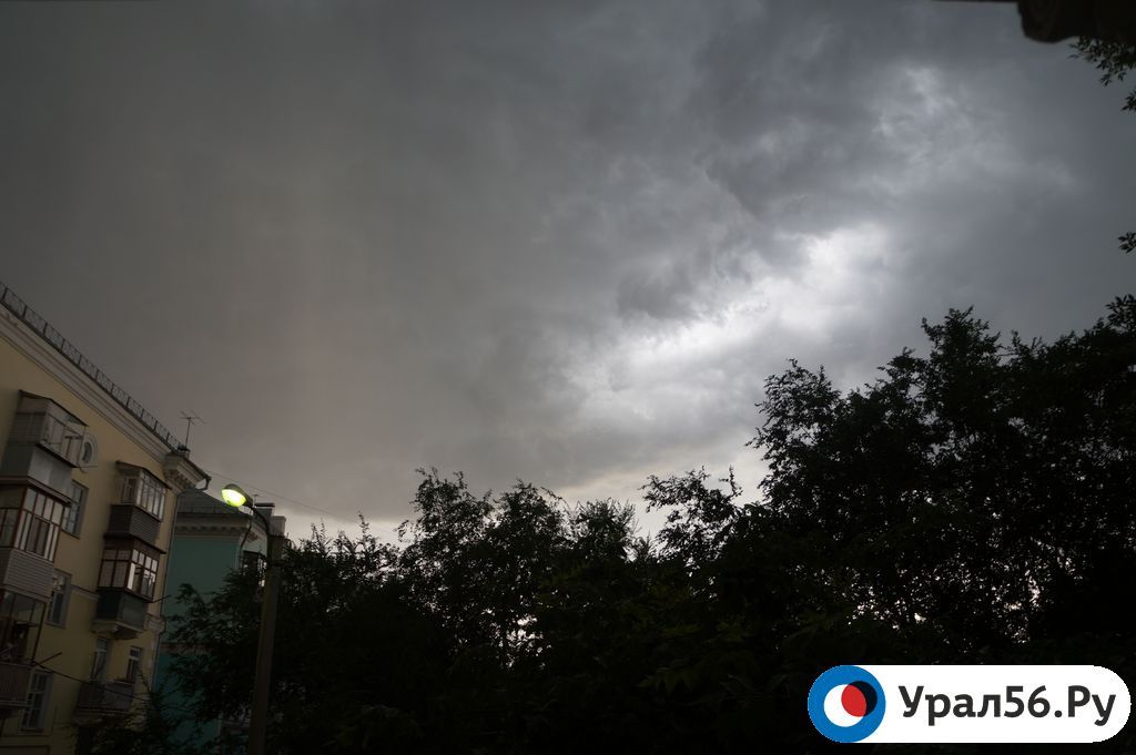 В Оренбургской области ожидается дождь с грозой