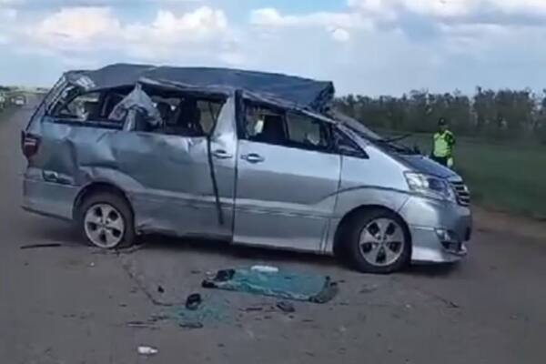 На месте ДТП. Источник: Стоп-кадр с видео ТГ-канала «Диапазон»