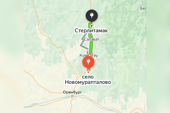 На участке автодороги Р-240 Уфа-Оренбург ограничено движение