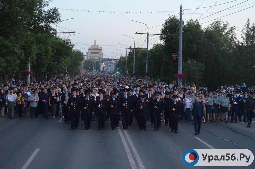 21 июня Оренбурге пройдет акция «Свеча памяти»