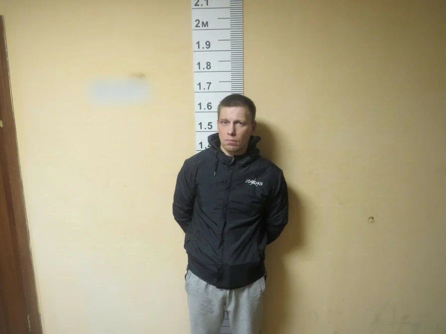 Подозреваемый в тяжком преступлении. Фото: пресс-служба УМВД