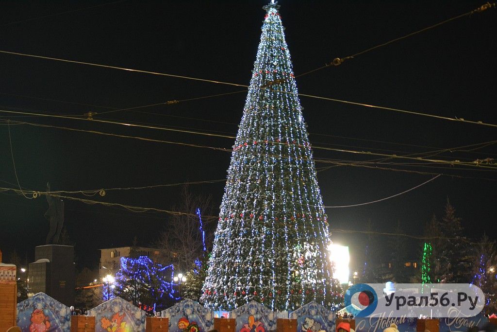 Главная новогодняя елка в Орске, 21.12.2019г.
