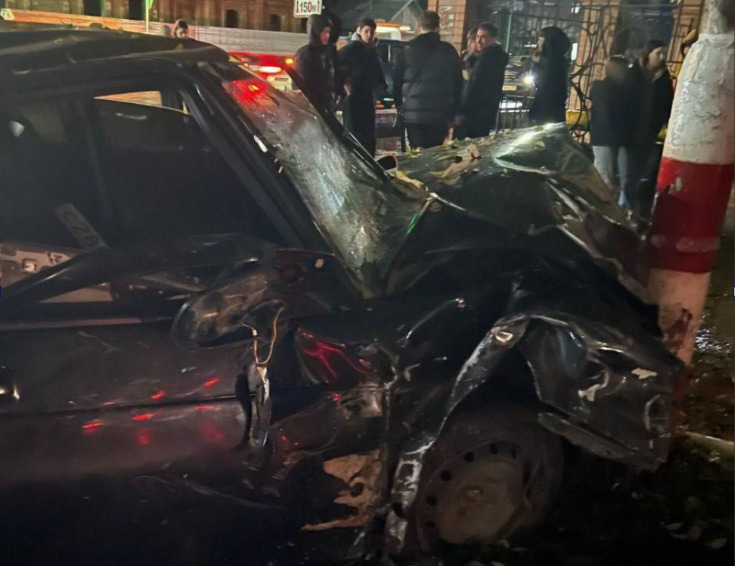 На месте аварии. Фото: Бузулук ВКурсе