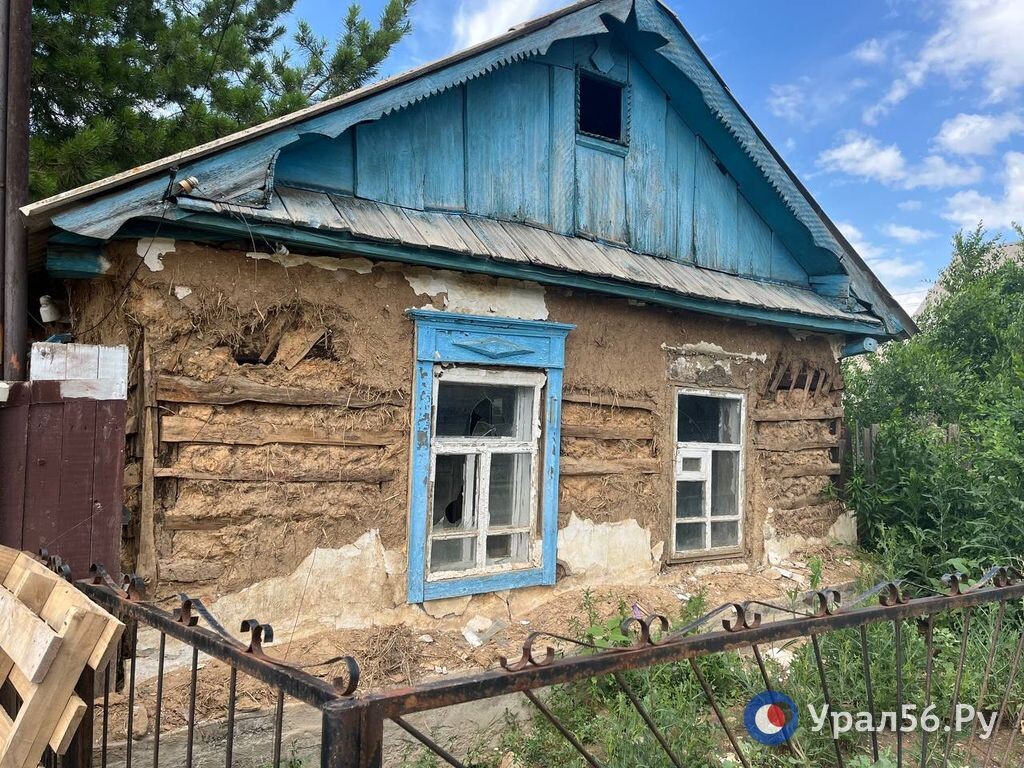 Разрушенный паводком дом, 2024 год