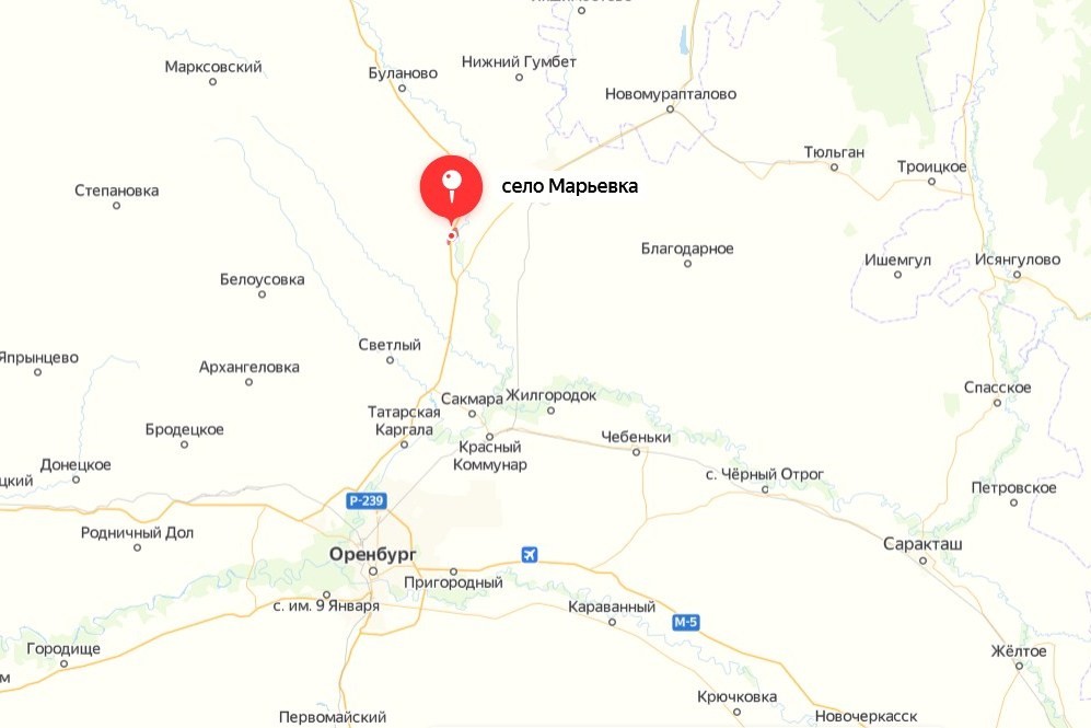 Карта село марьевка