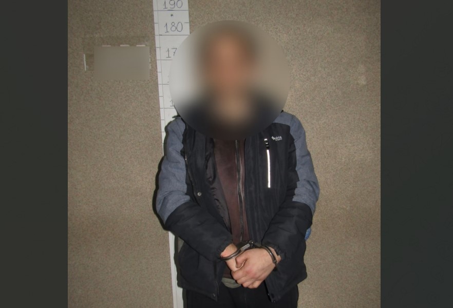 Задержанный. Фото: Полиция Оренбуржья