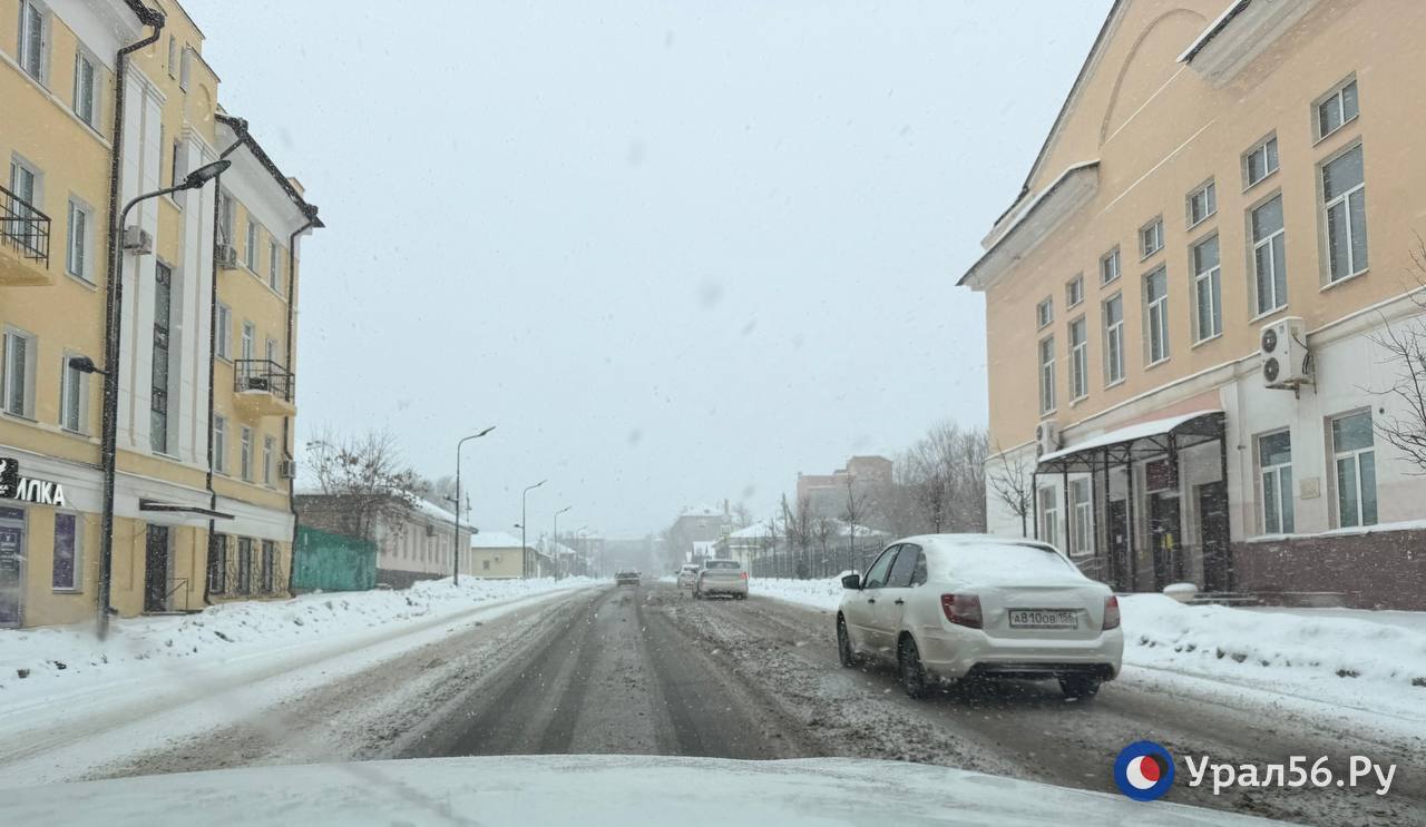  Снежная каша на улице Максима Горького