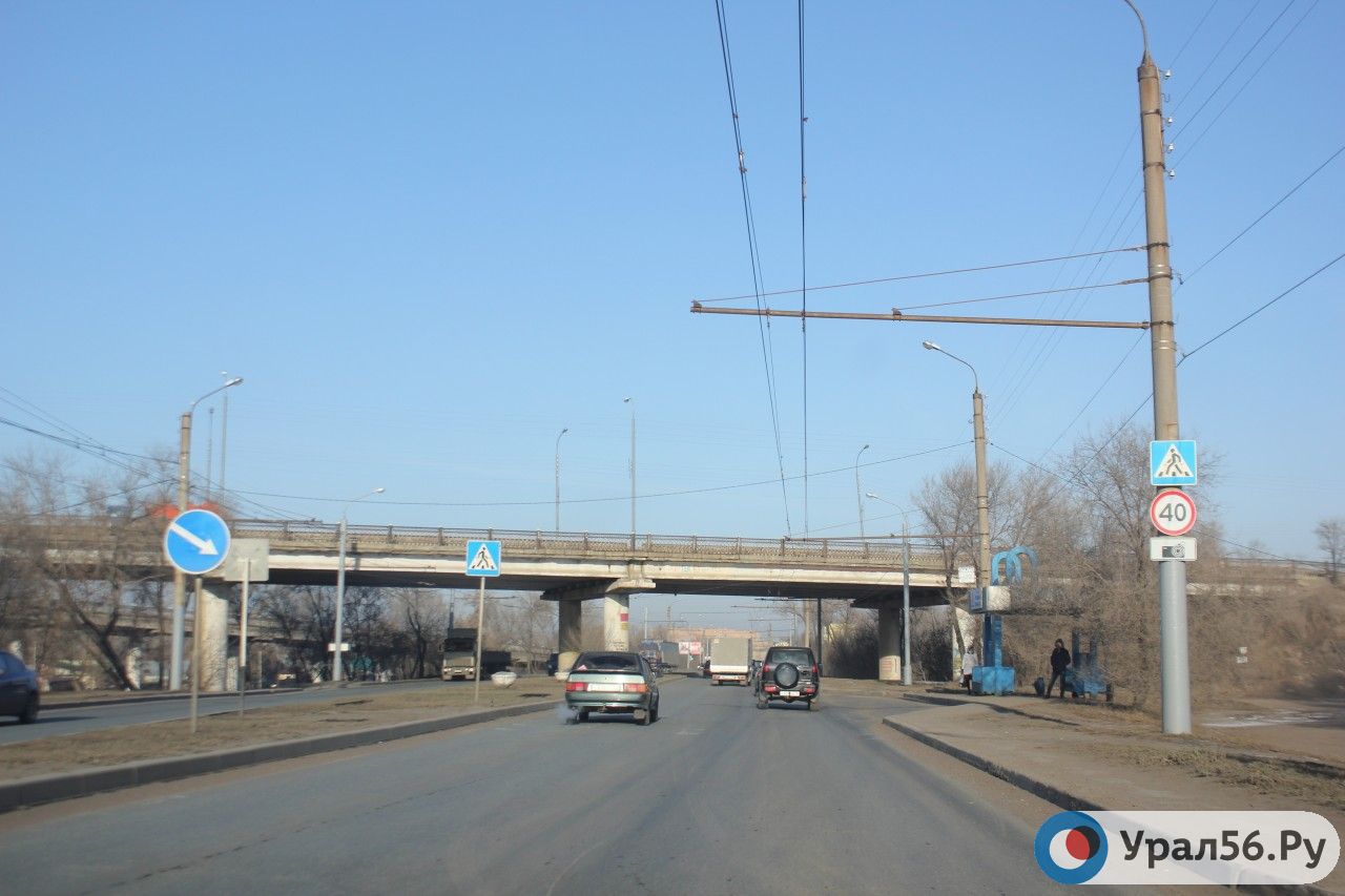 Мост на улице Донгузской, Оренбург, фото из архива