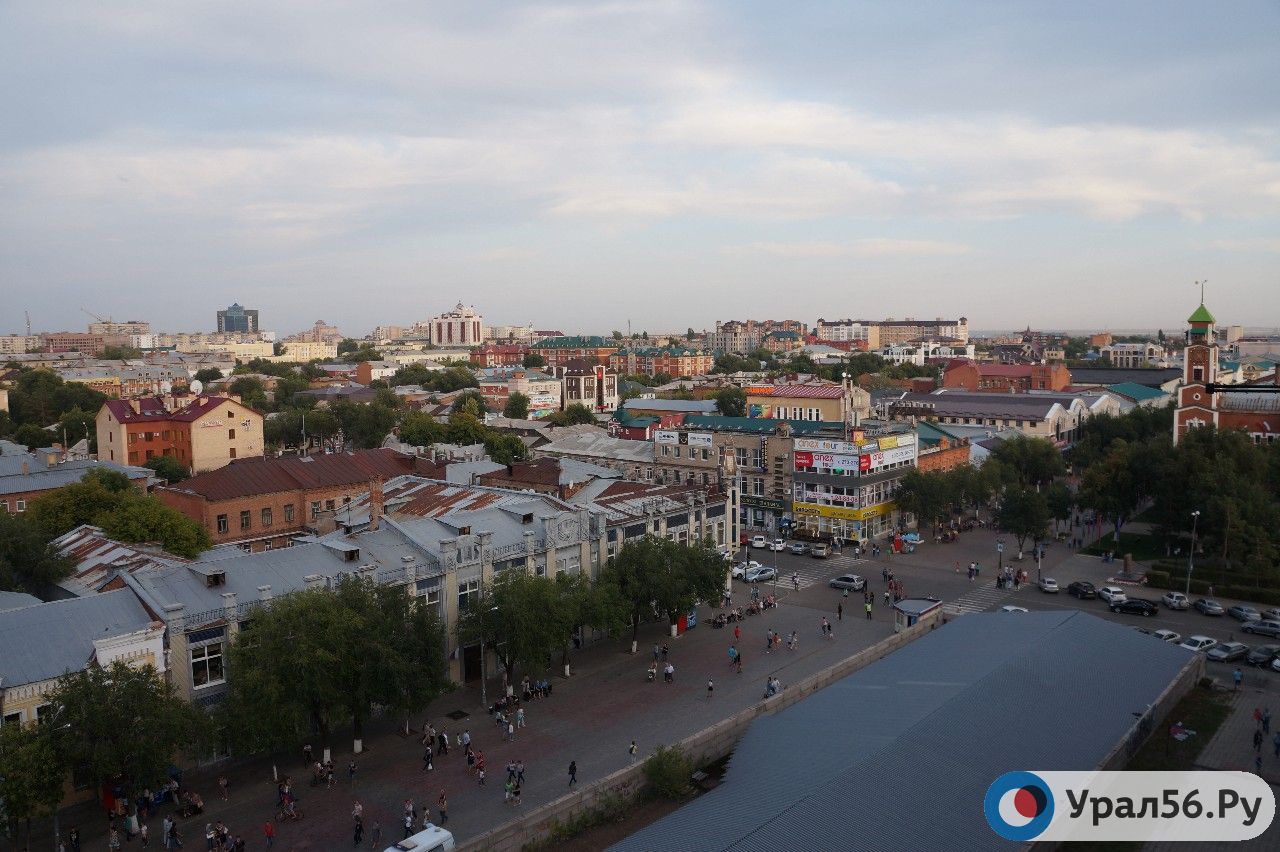 Вид на Оренбург. Фото из архива