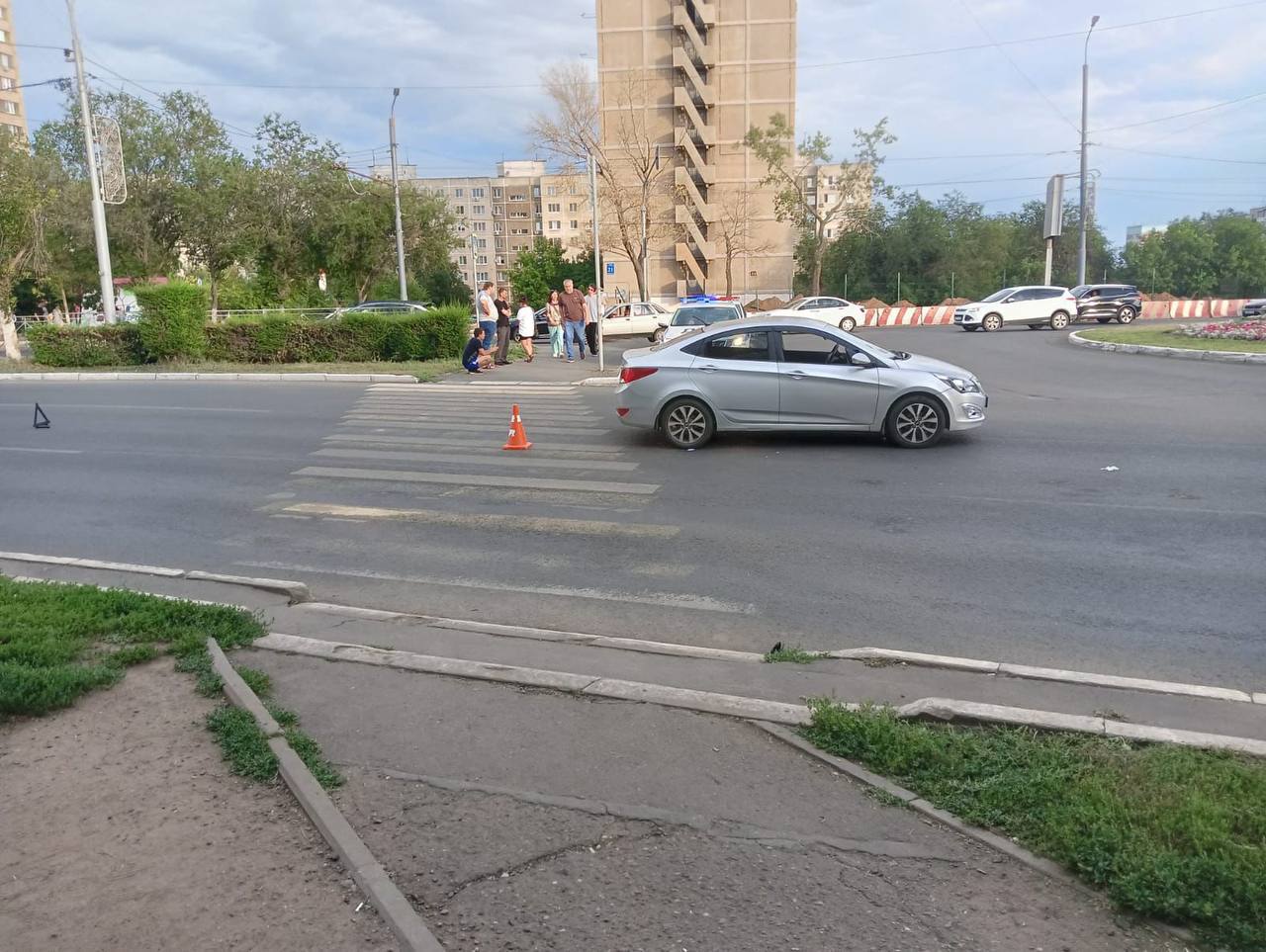 На месте ДТП. Фото УМВД по Оренбургской области