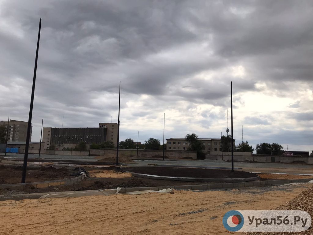 Молодежная аллея во время проведения работ (2021 год)