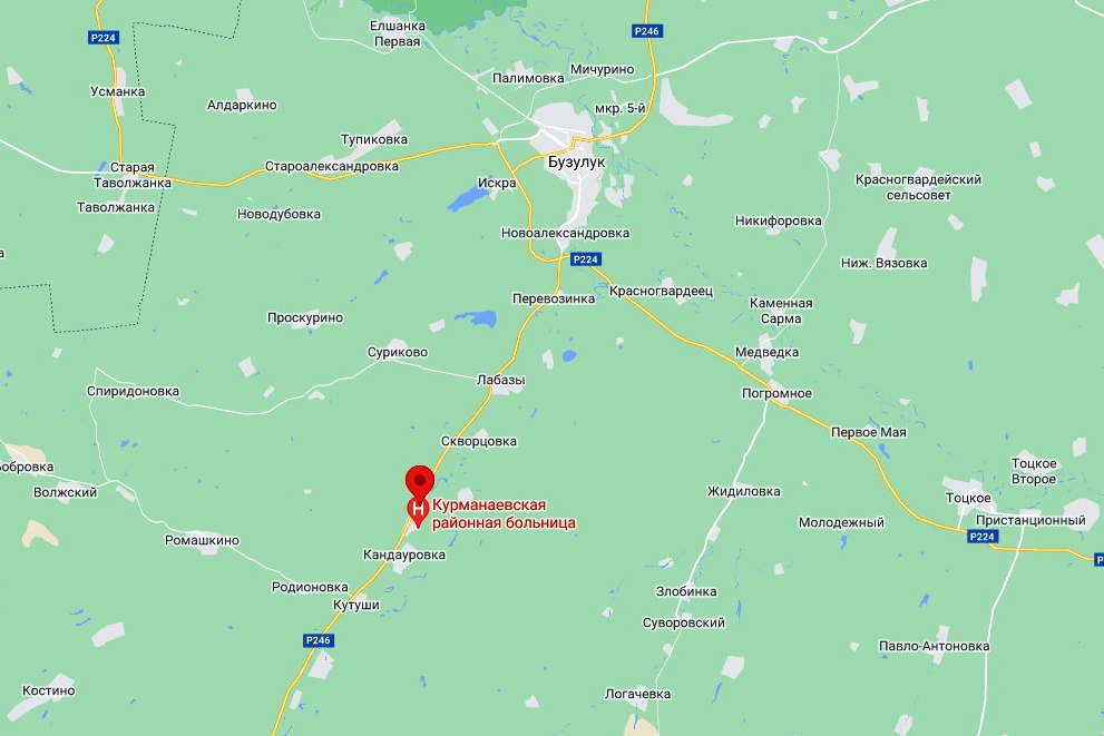 Карта курманаевка оренбургская область