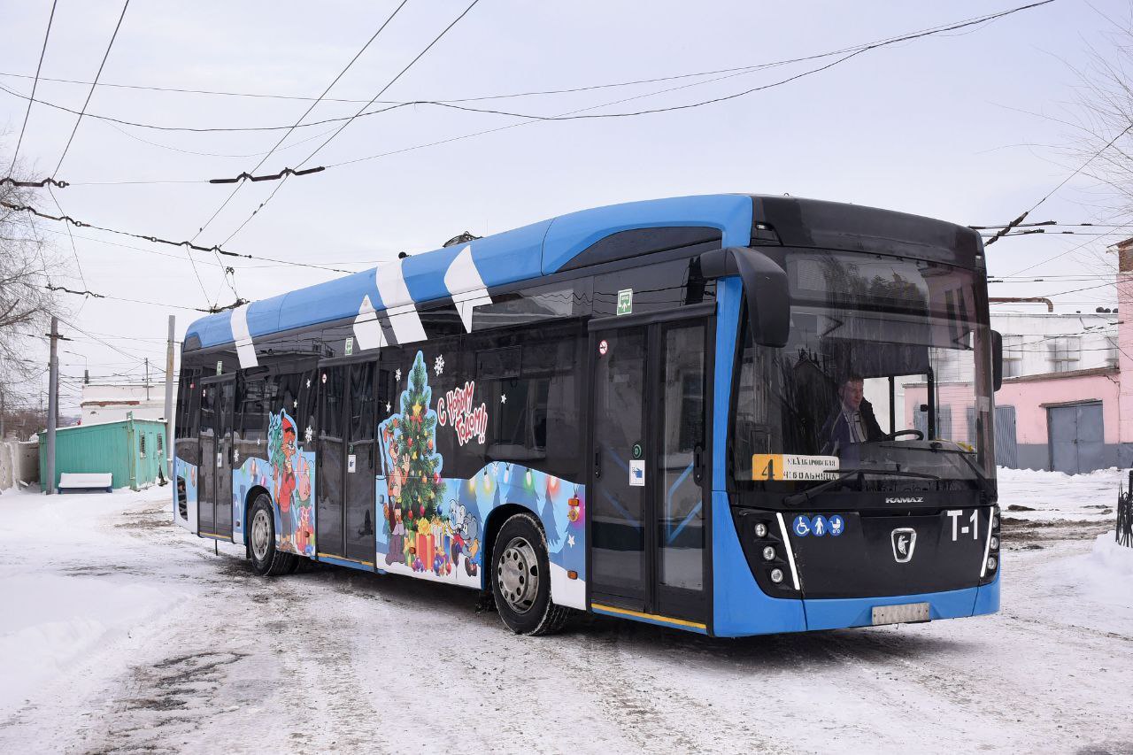 Новый троллейбус. Источник: Администрация Оренбурга
