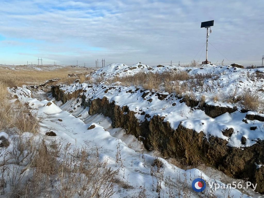 На месте строительства между Орском и Новотроицком 1 декабря