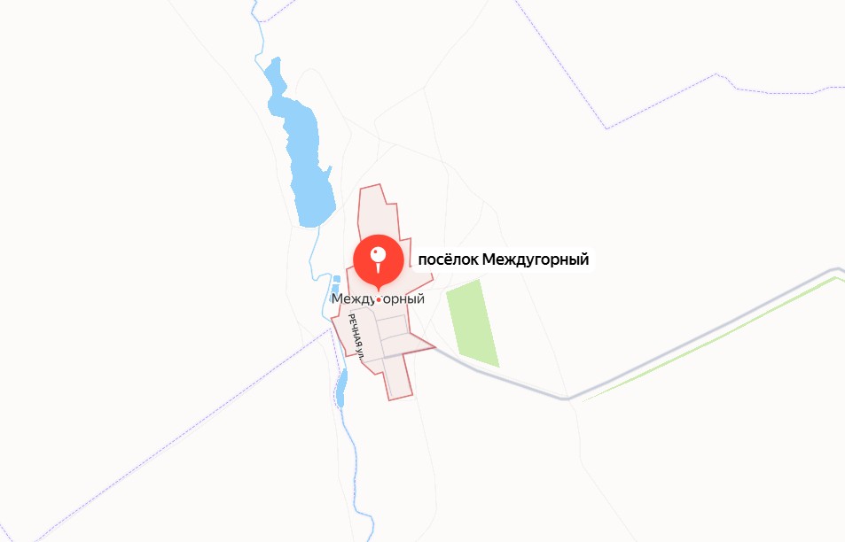 Поселок Междугорный. Источник: Яндекс.карты
