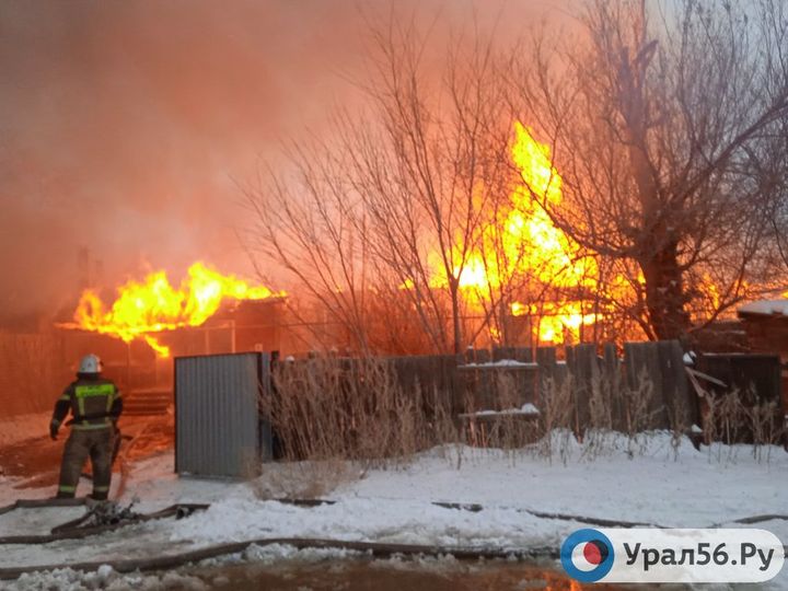 Пожар в Оренбургской области (фото из архива)