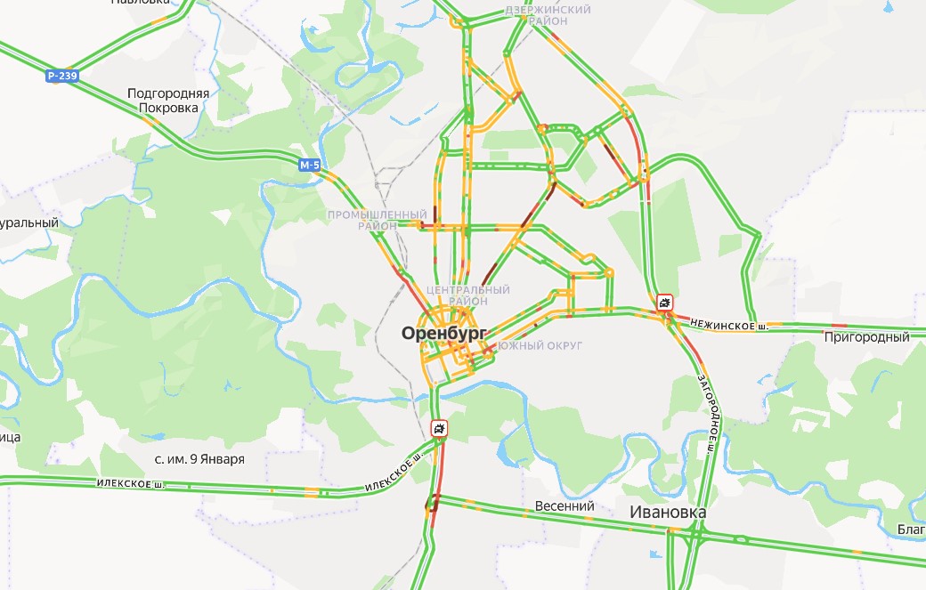 Данные сервиса Яндекс