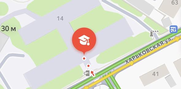 Лицей 1 на Яндекс.Карты 