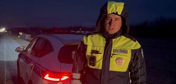 На месте ДТП. Источник: УМВД России по Оренбургской области