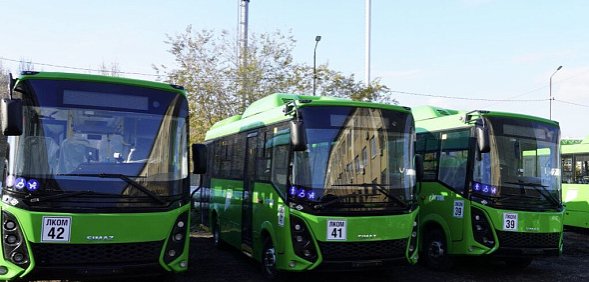 В Оренбург поступили 35 новых автобусов «СИМАЗ»