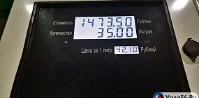 Счетчик колонки на АЗС