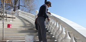 В Оренбурге в мае закроют спуск к реке Урал