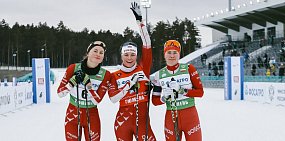 Кувандыкская лыжница Екатерина Евтягина стала бронзовым призером этапа Кубка России в Тюмени