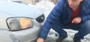 В Орске таксисты из-за нечищеных дорог повреждают автомобили