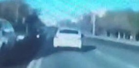 Момент погони. Источник: Стоп-кадр из видео УМВД России по Оренбургской области