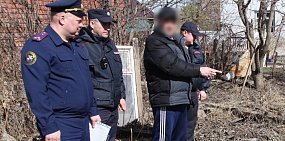 На месте преступления. Фото СК по Оренбургской области