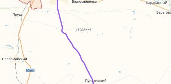 Бердянка оренбург карта