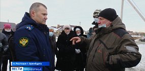 Жители Ростошей в Оренбурге самостоятельно нарисовали «зебру» 