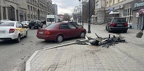 На месте аварии. Фото региональное УМВД