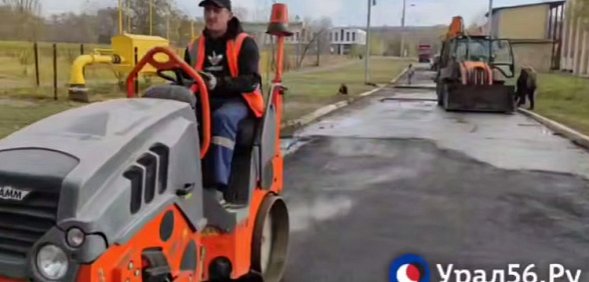 Теперь сами: В Оренбурге компания «БиОЗ» приступила к ямочному ремонту